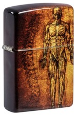 ZIPPO Tumbled Brass 540° Fusion Anatomy 60007241  Zippo Box - Neuheit