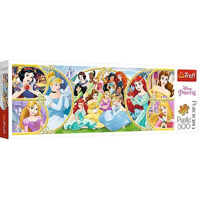 Trefl 500 Pièce Panorama Adulte Grand Disney World Of Princesses Puzzle