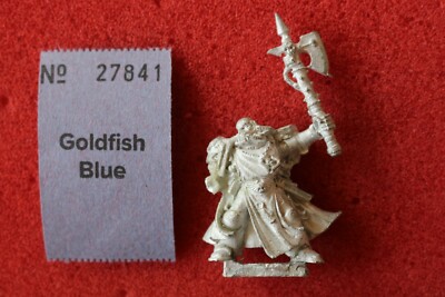 Games Workshop Warhammer 40k Black Templars Captain Space Marines Power Axe GW