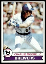 1979 Topps Charlie Moore Milwaukee Brewers #408