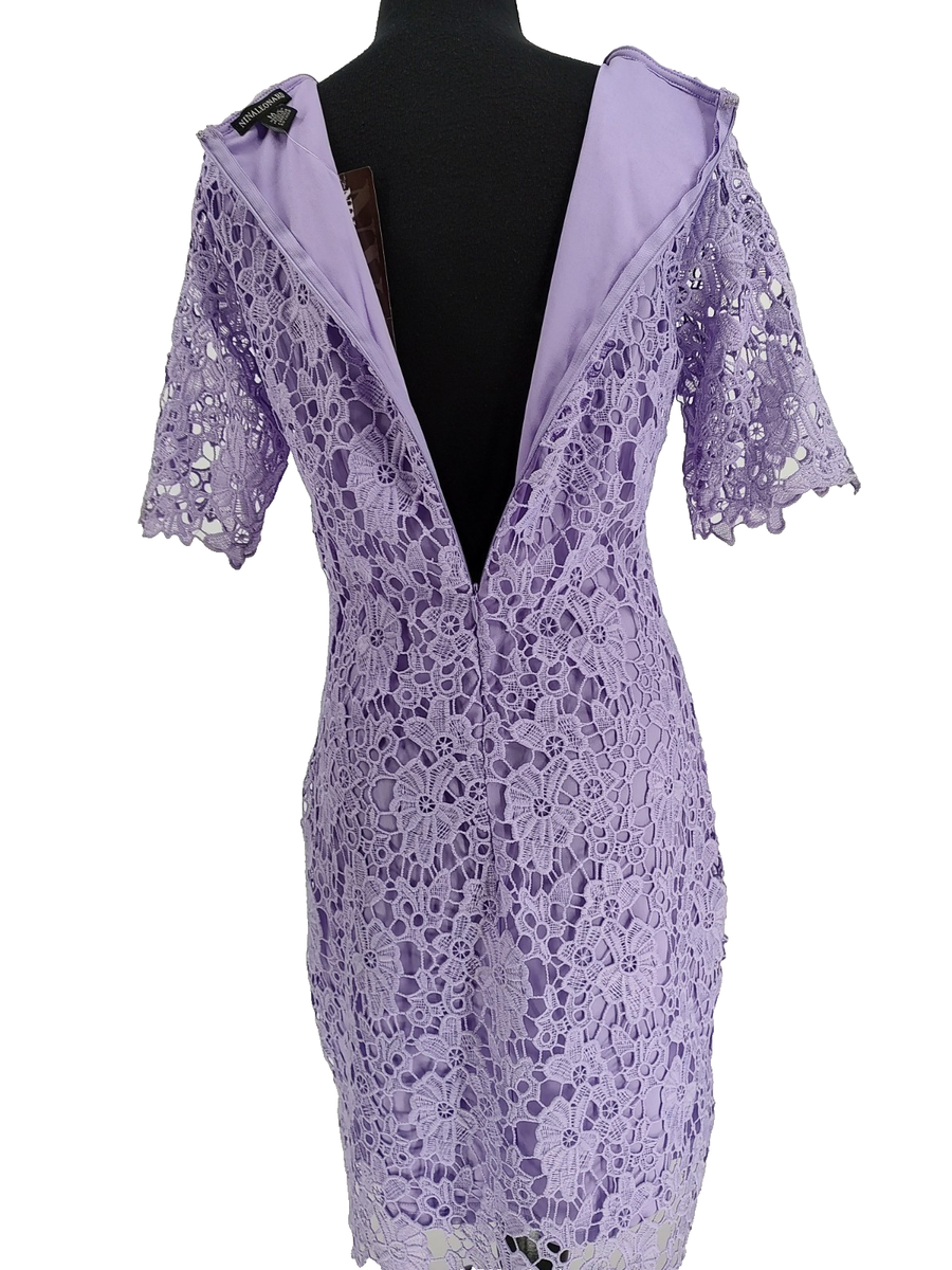 women's nina leonard floral lace sheath cocktail dress Nina Leonard Women's Lace Sheath Dress, Teal, Large
