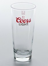Coors Light Bier Brauerei Becher Tumbler Bier 0,3l Schriftdruck rot grau  7903