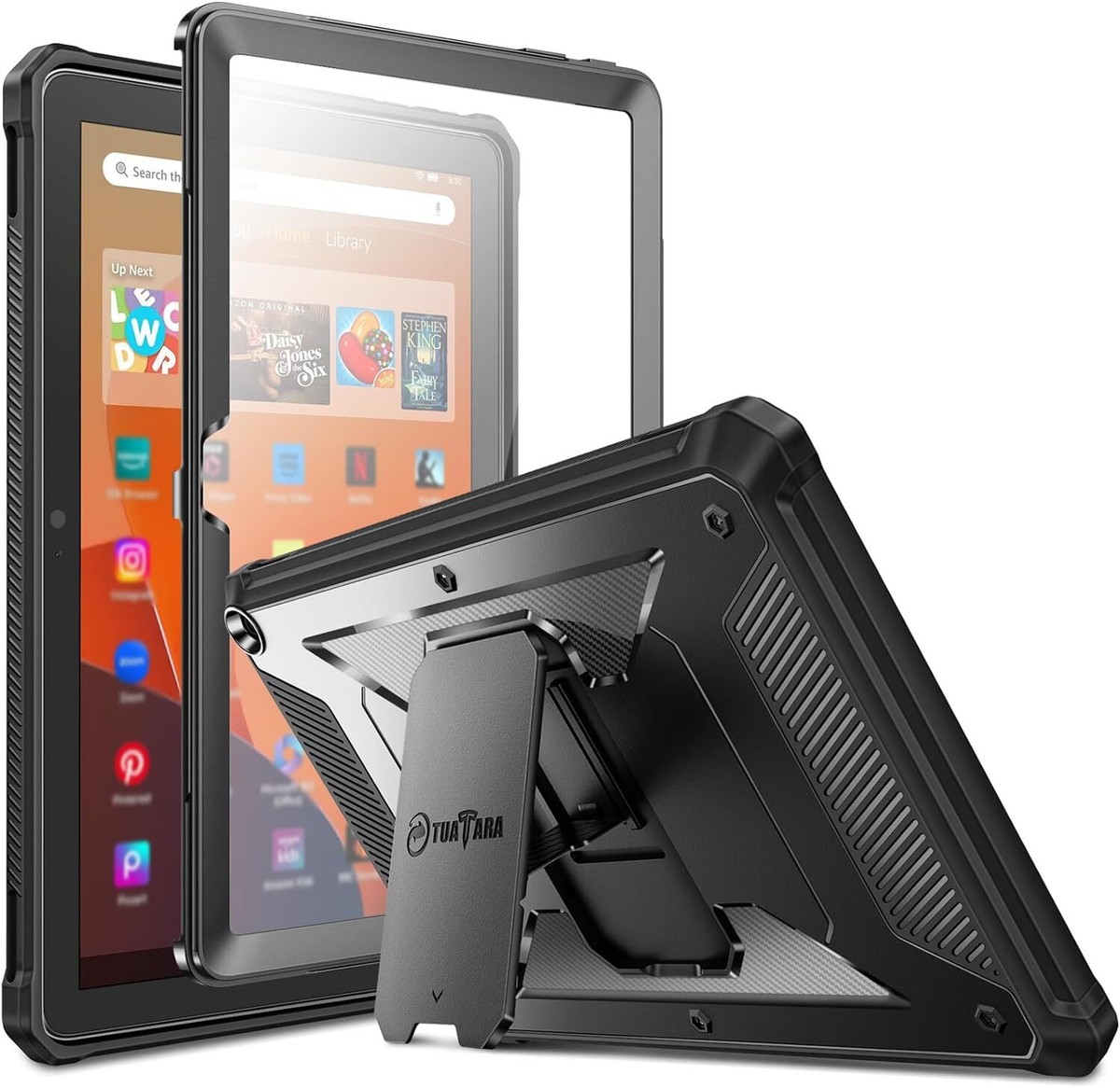 Case For Fire HD 10 Tablet (2023/2021) - Auto Sleep/Wake Folio Cover With Card Slots