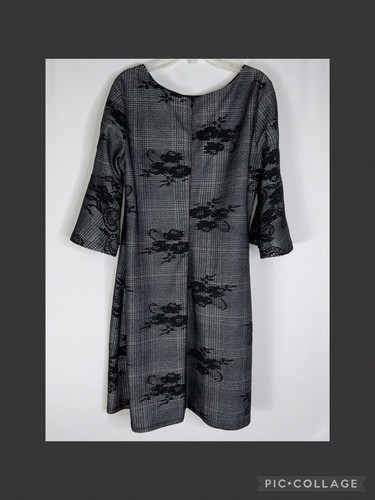 Gabby Skye Black Lace Dress With Bell Sleeves Career Casual Work 14 - Picture 2 of 12