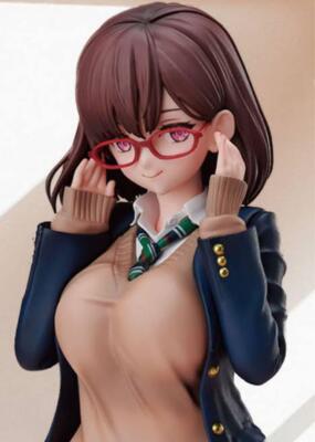 Daiki Kase Illustration Brille Megane JK PVC ABS Figur Union Creative Japan