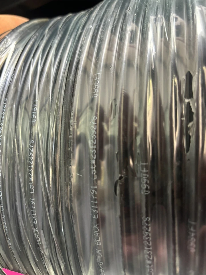 RG59 Siamese Coaxial Cable 1000ft 20AWG+18/2AWG CCTV Security Camera Wire Black - Image 3 of 3