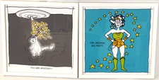 Illustrations By Glenda Sheffield Artist Framed Prints Wonder Woman Hanging Cat
