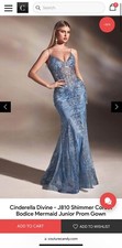 prom dress size 4 blue