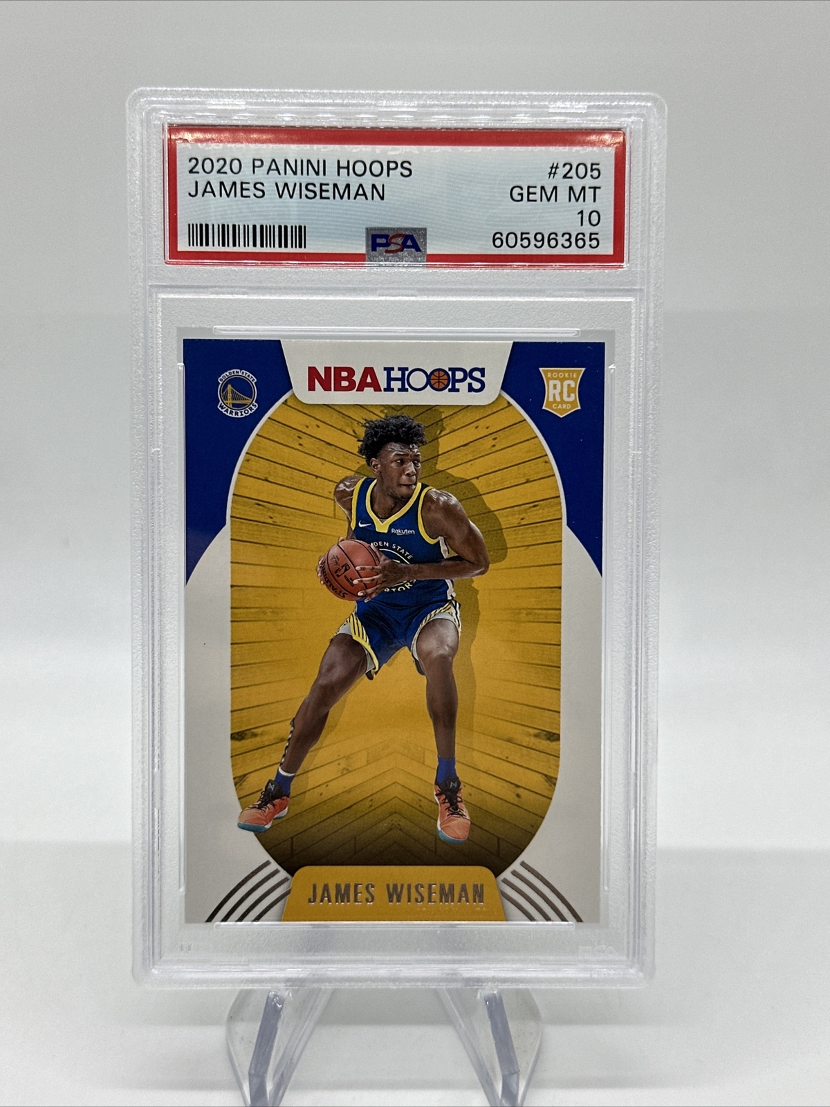 2020 Panini Hoops #205 James Wiseman RC PSA 10