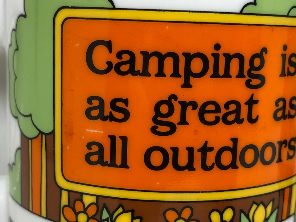 2 Camping Vintage é tão bom quanto todos ao ar livre! Caneca campista RV Abbey Winnebago - Imagem 2 de 4