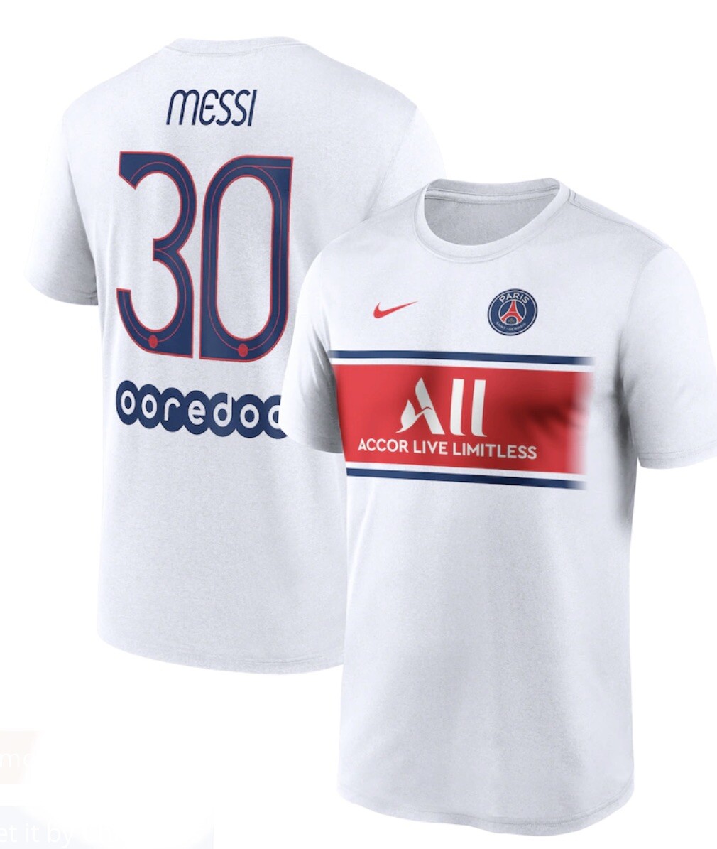 Lionel Messi Leo Paris Saint-Germain Nike Shirt Jersey Size