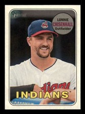 2018 Topps Heritage Reverse Flip Stock #481 Lonnie Chisenhall Indians SSP /5