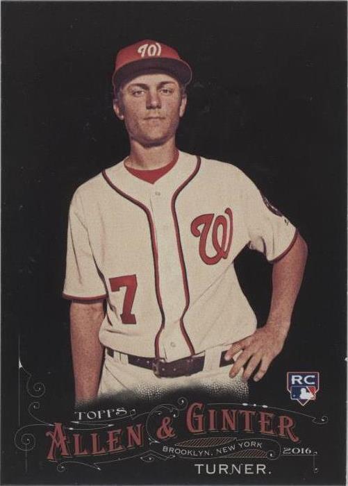 2016 Topps Allen & Ginter X - Trea Turner #342 - 1 of 1