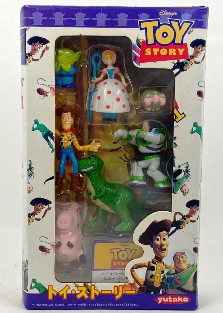 Mint TOY STORY Yutaka Japan PVC seven mini figures box unopened