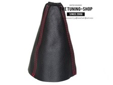 SCHALTMANSCHETTE SCHALTSACK FÜR FORD FUSION 2002-2008 LEDER SCHWARZ NAHT ROT