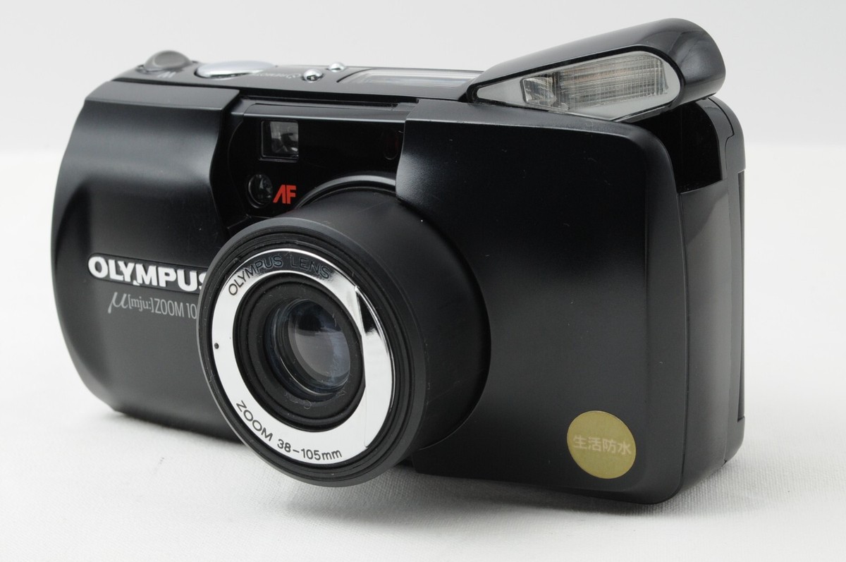 EXC+3] Olympus mju μ Zoom 105 Black Point & Shot 35mm Film