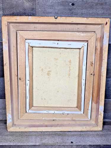 ELETTRO SIGNIERT ÖLGEMÄLDE ITALIENISCHE STRASSENMARKTSZENE VINTAGE KUNST GERAHMT 14x16 - Bild 6 von 8