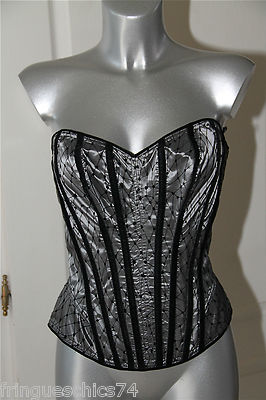 luxueux corset velours reglable CADOLLE CRÉATION T L NEUF/ÉTIQUETTE  875€