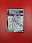 G1 Transformer 1986 Vintage Original Instruction Booklet for Terrorcon HUN-GURRR