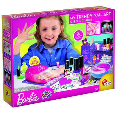 Lisciani Barbie Trendy 102747 Nail Art Nagellack Nägel lackieren Fashion DIY