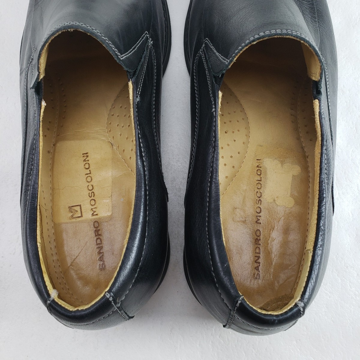 Sandro Moscoloni Edwin Leather Loafer Mens 11.5 Black Slip  display picture 1
