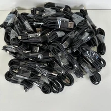 LOT of 300 Black 3Ft Micro Usb Charging Cable Data Cord For Samsung Android LG