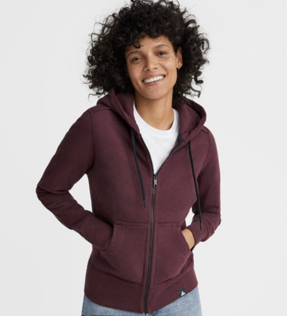 American Giant Women's Heavyweight Classic Full Zip Hoodie MADE IN USA Sz M  | eBay