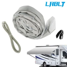 LABLT RV Awning Fabric Replacement Weatherproof Vinyl Canopy For Camper Trailer