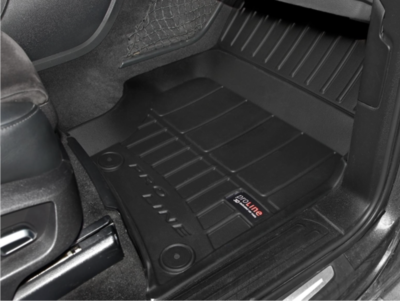 MOTOS Set di tappetini in gomma e tappetini per il bagagliaio per Fiat Panda II 2003-2012 Migliorare il comfort di viaggio con tappetino antiscivolo auto 3D- tappetini per tutte le stagioni auto