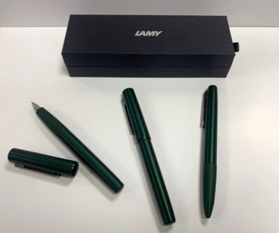Lamy aion darkgreen Füllhalter / Tintenroller / Kugelschreiber GRAVUR KOSTENLOS!