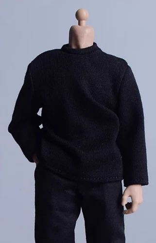 1/12 Scale Langarm T-Shirt Top Kleidung Modell für 6" männliche Actionfigur - Bild 9 von 26