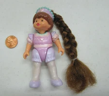 Fisher Price Once Upon A Dream Dollhouse Hispanic Princess Girl Doll Braid