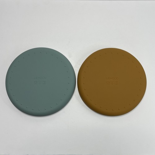 Silicone Plates Baby Peppermint/Caramel 12M+ Liewood Divider 2-pack New w/ Box - Bild 4 von 8