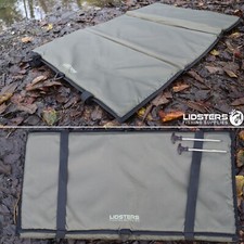 Lidsters Unhooking Landing MAT Green Padded Carp Fishing Tackle 15mm + 2 pegs