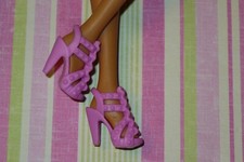 Mattel Barbie Doll Shoes  FASHIONISTAS  FASHION FEVER  PINKY PURPLE HEELS
