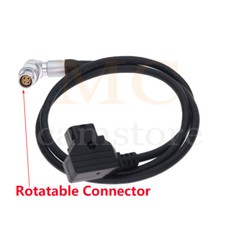 D-Tap to Rotatable 1B 6pin for RED Epic/GEmini/SCARLET,dji 4D,Transmission cable