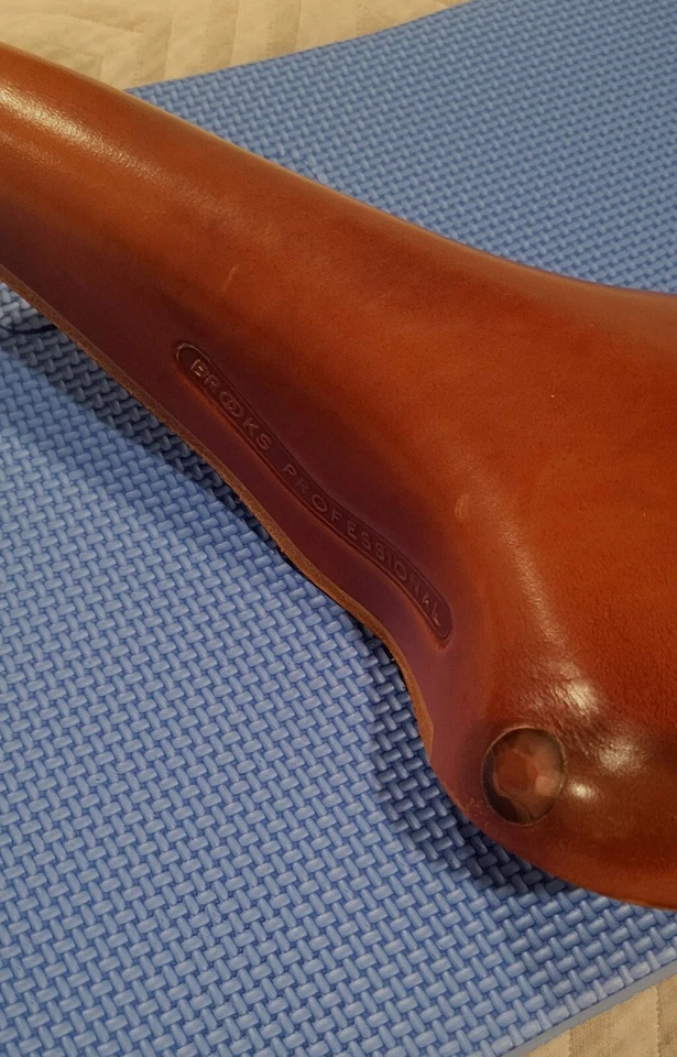 Sillín profesional Brooks años 80 sin usar como nuevo absolutamente hermoso Foto 3 de 4