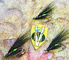 3 V Fly Ultimate Icelandic Gree Butt Double Salmon Flies All Sizes