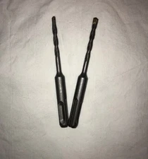 Qty 2 SDS Rotary Hammer Drill Bits 3/16" x 4 1/4" fit Hilti Bosch DeWalt Mikita