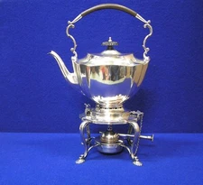 Vintage Hallmarked Sheffield 1900's Tea Kettle On Stand By MAPPIN & WEBB