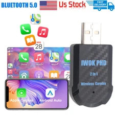 USB Wireless CarPlay Adapter Wireless Carplay Dongle For iPhone Apple Plug &Play