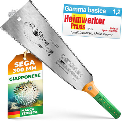 Ryoba FUGU 300mm Japanese Saw: Professional Saw for Fine and Large Cutting