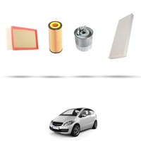 Hoffcar Set Service - 4 Filter FüR Mercedes Klasse (W169) A160 CDI 60Kw Von