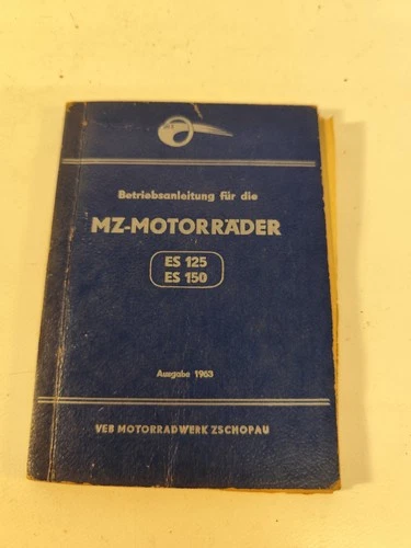 MZ Operating Instructions Motorcycle ES 125 150 1963 Misprint Engine Electrics Carburetor