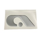 Adriatic sticker 3D, for Adriatic campers and motorhomes, A silver 100x41mm