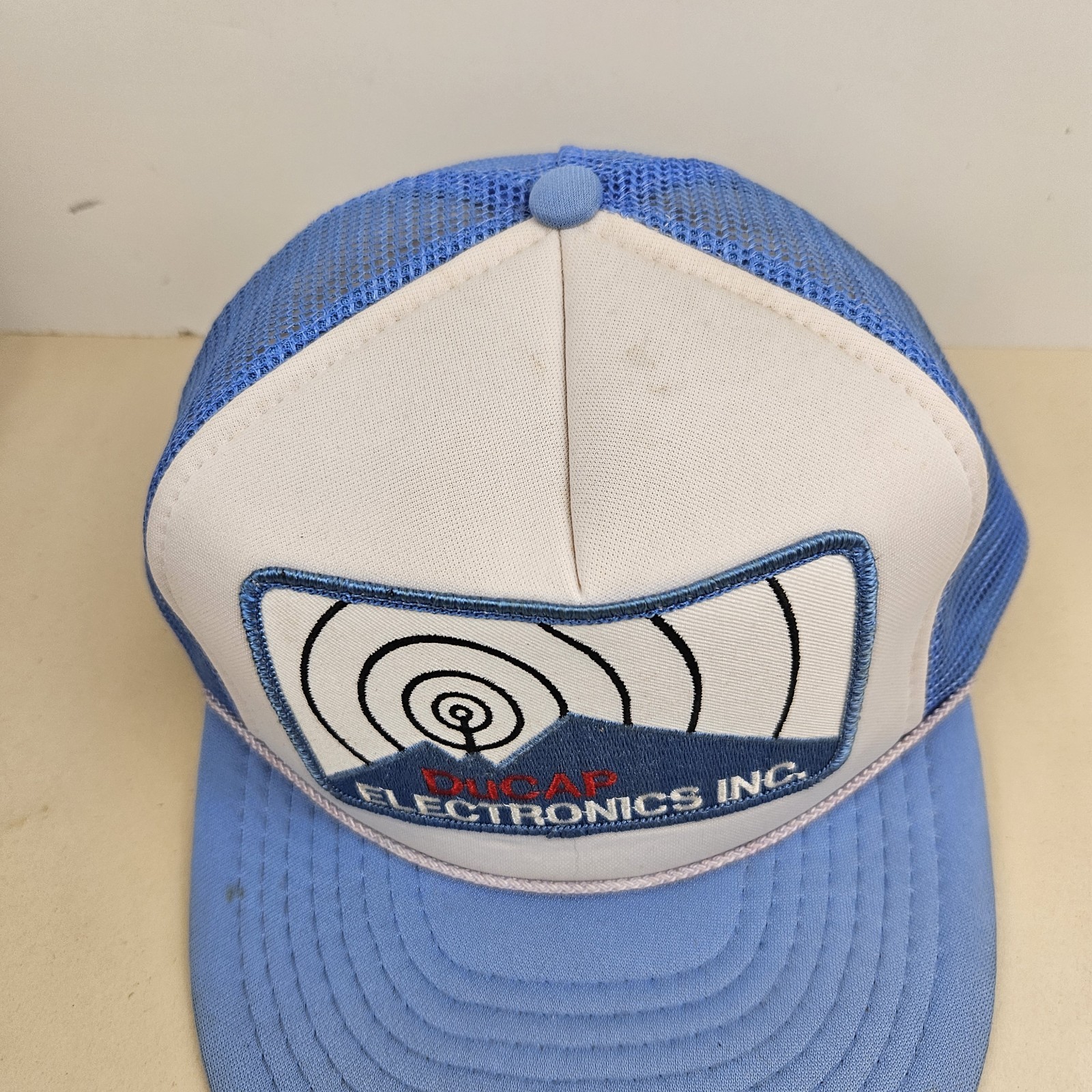 Vintage DuCAP Electronics Patch Trucker Hat Snapb… - image 3