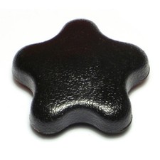 3/8"-16 x 2-5/16" Black Plastic Coarse Thread Knobs 2 pcs. 