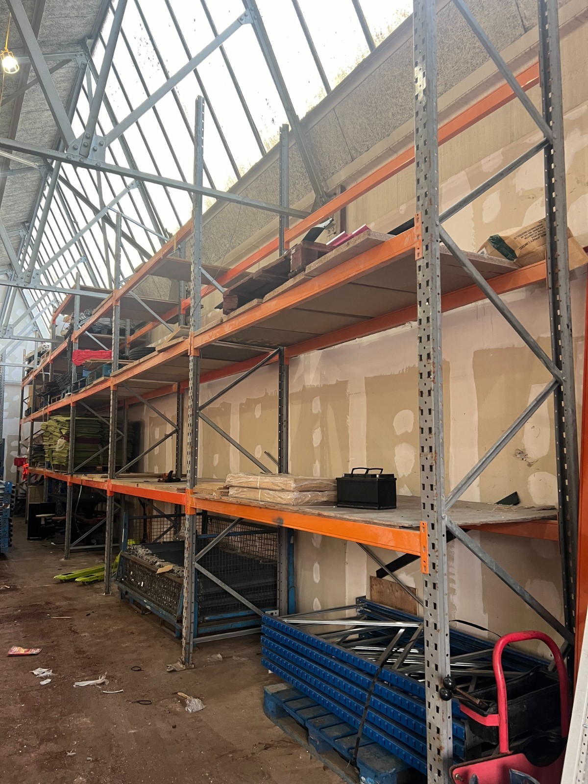 Dexion Pallet Racking 20 Joined Bays 3 Levels 4800mm High | eBay UK