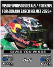 Visor Decals Stickers for Johann Zarco Helmet 2026+