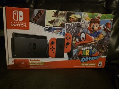 Nintendo Switch Super Mario Odyssey Edition (with Red Joy-Cons) 32GB Red Console